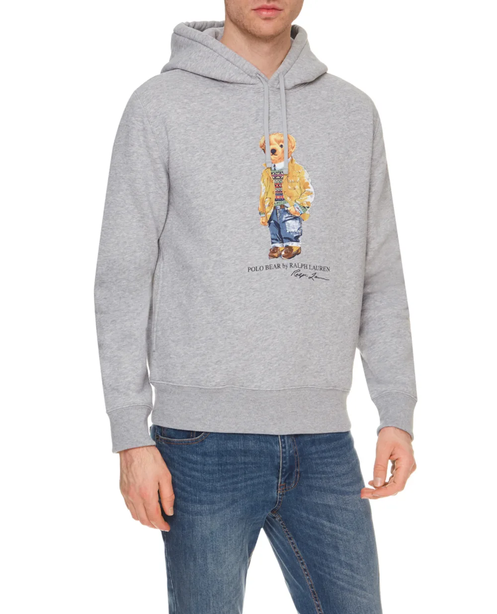 Худи Polo Ralph Lauren 710829166002, серый цвет • Купить в интернет-магазине Kameron