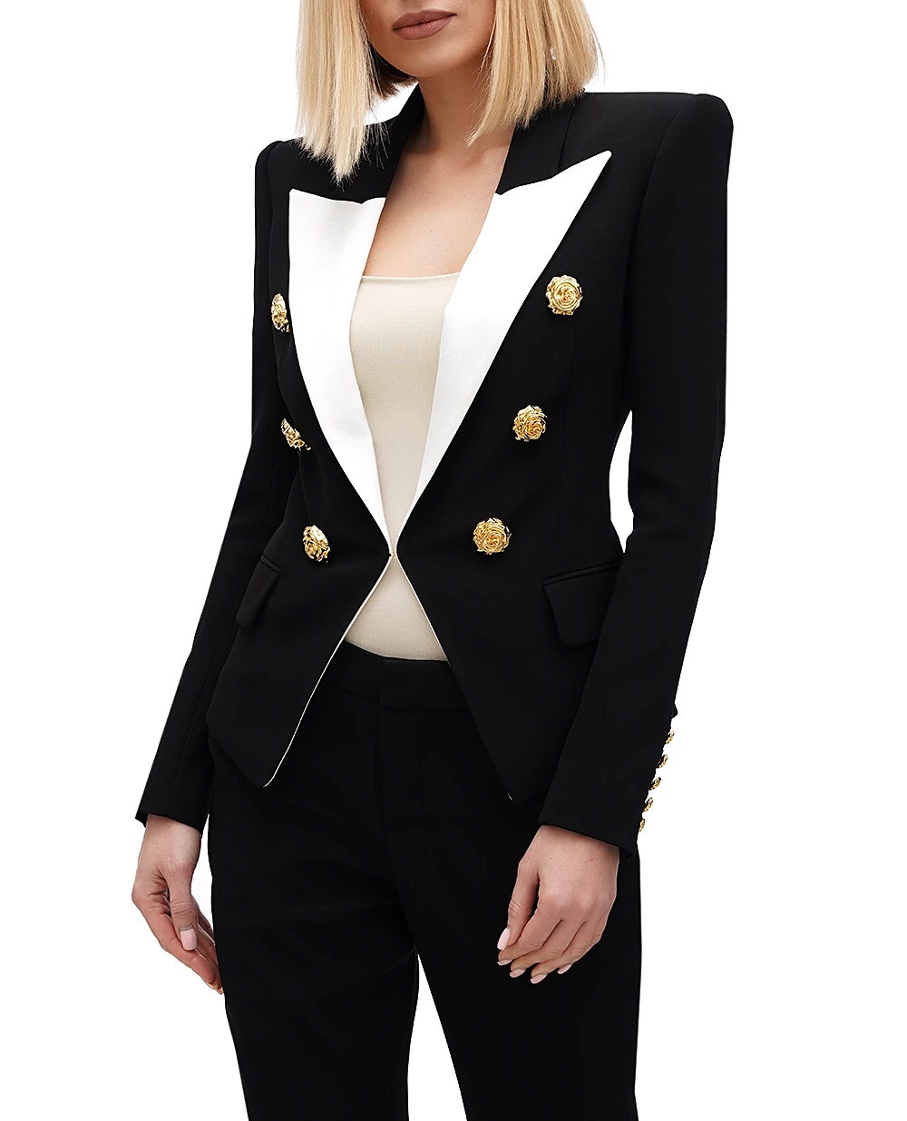 Жакет Balmain CF0SM340MB01, черный цвет • Купить в интернет-магазине Kameron