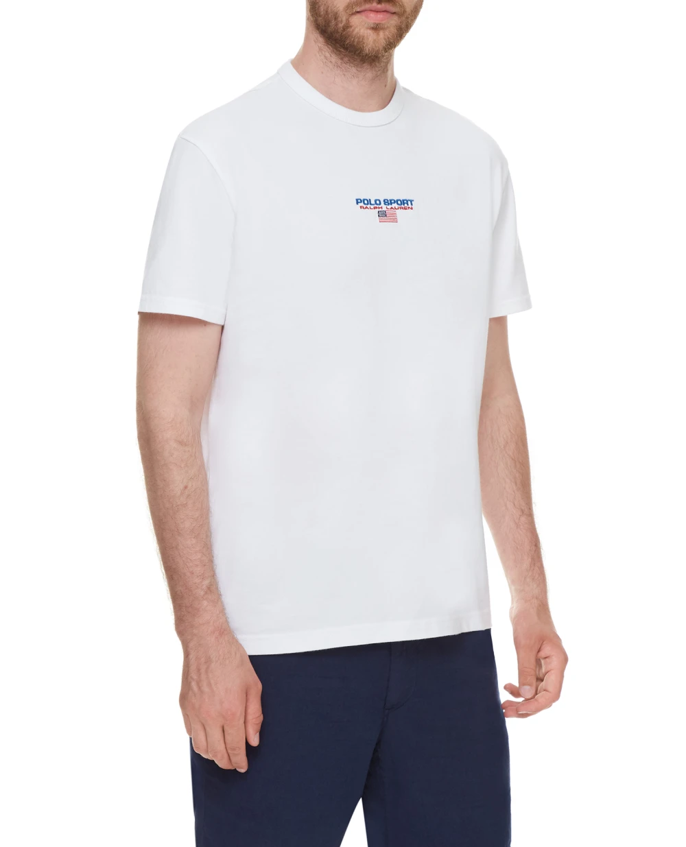 Футболка Polo Ralph Lauren 710836755003, белый цвет • Купить в интернет-магазине Kameron
