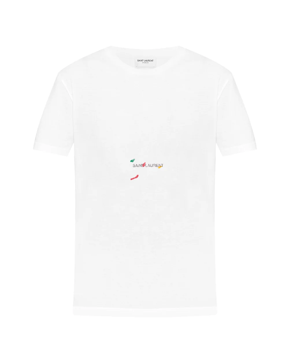 Футболка Saint Laurent 686229-Y36QP, белый цвет • Купить в интернет-магазине Kameron
