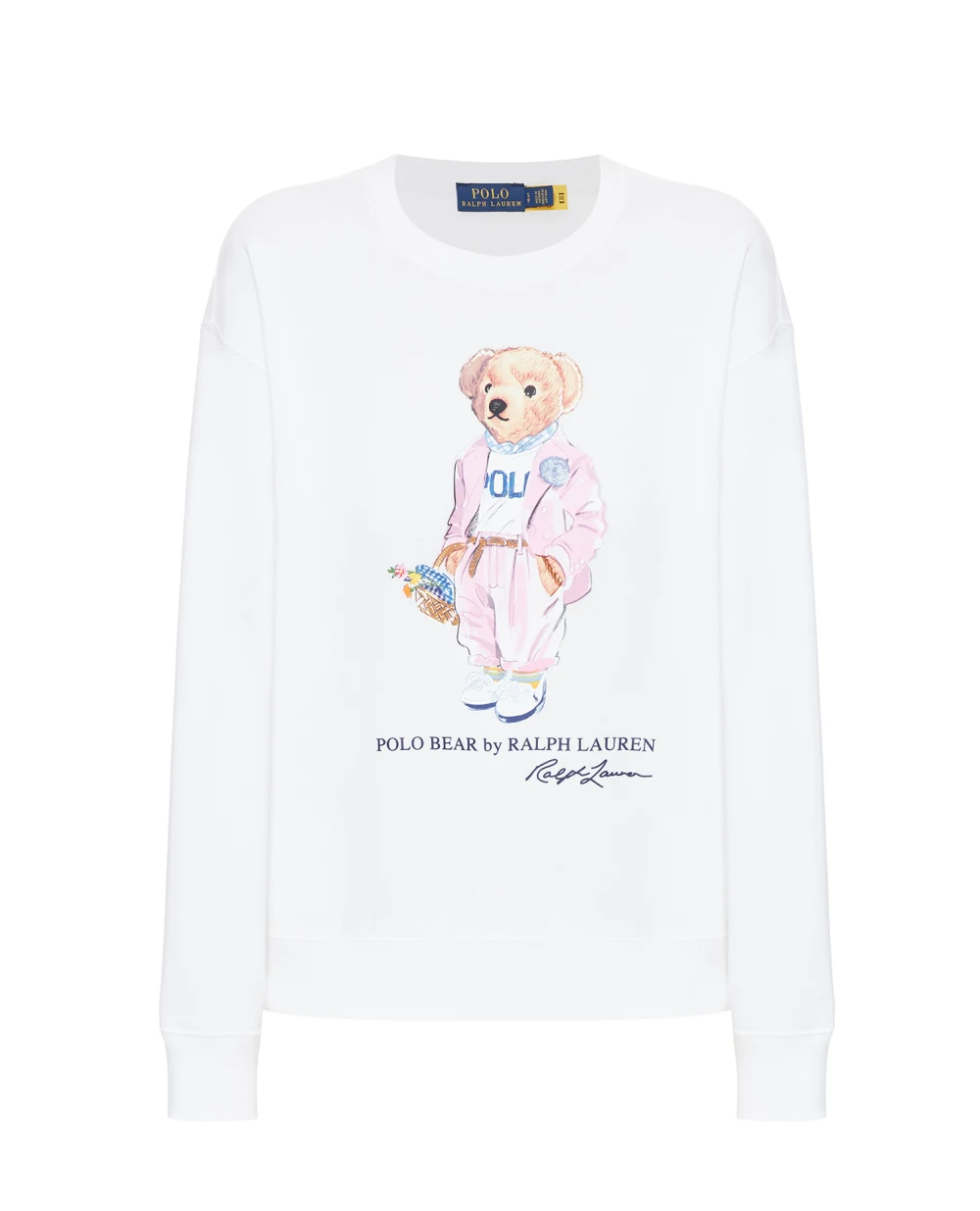 Свитшот Polo Ralph Lauren 211838099001, белый цвет • Купить в интернет-магазине Kameron