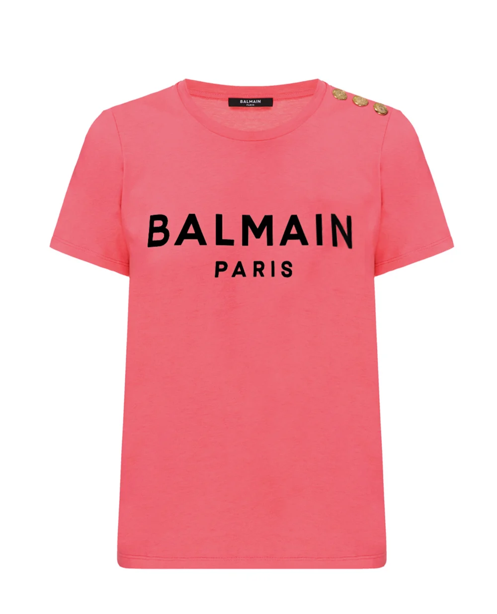 Футболка Balmain VF0EF005B044, розовый цвет • Купить в интернет-магазине Kameron