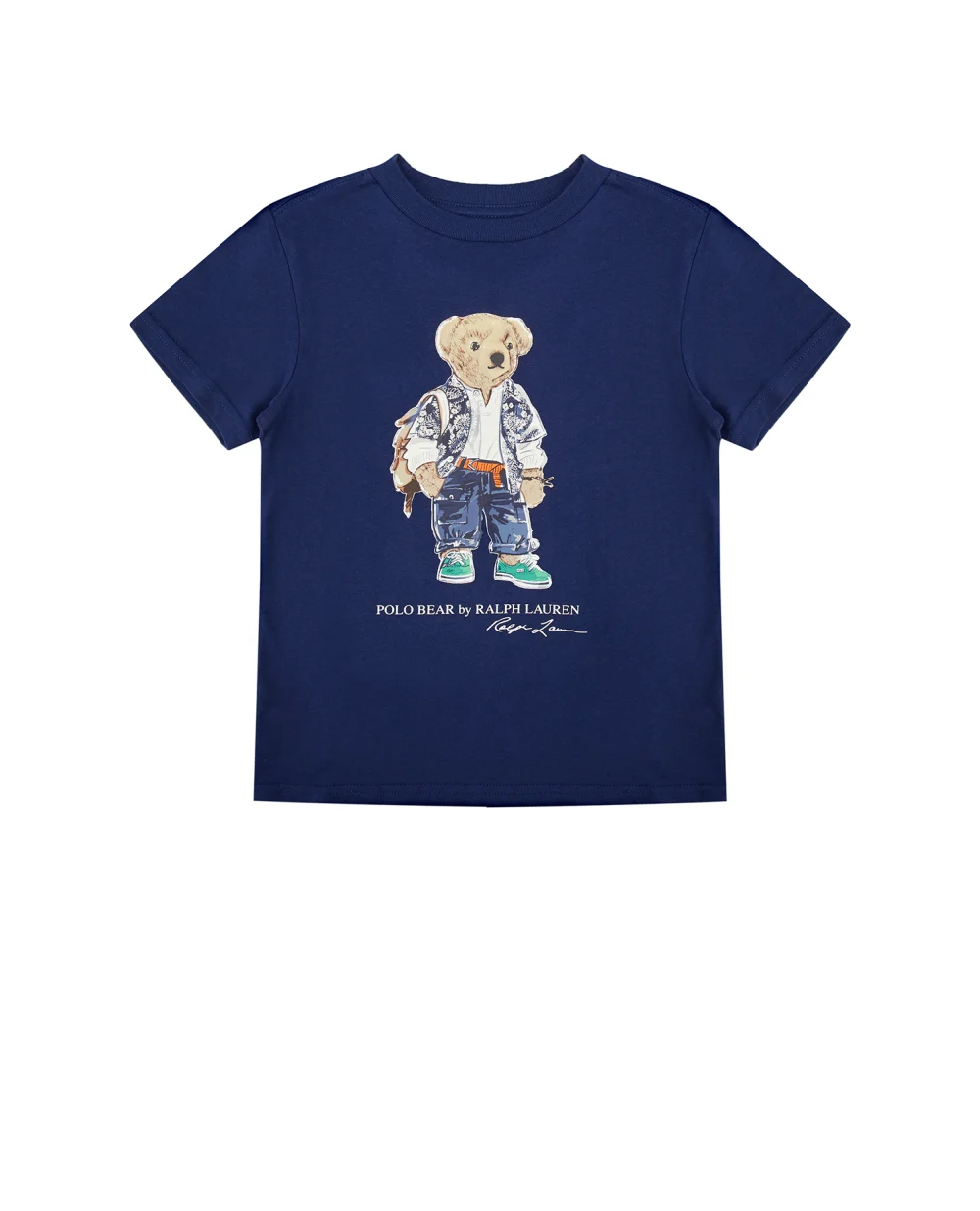 Детская футболка Polo Bear Polo Ralph Lauren Kids 320853828018, синий цвет • Купить в интернет-магазине Kameron