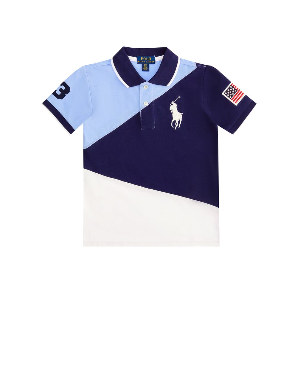 Поло Polo Ralph Lauren Kids 323786427001, синий цвет • Купить в интернет-магазине Kameron