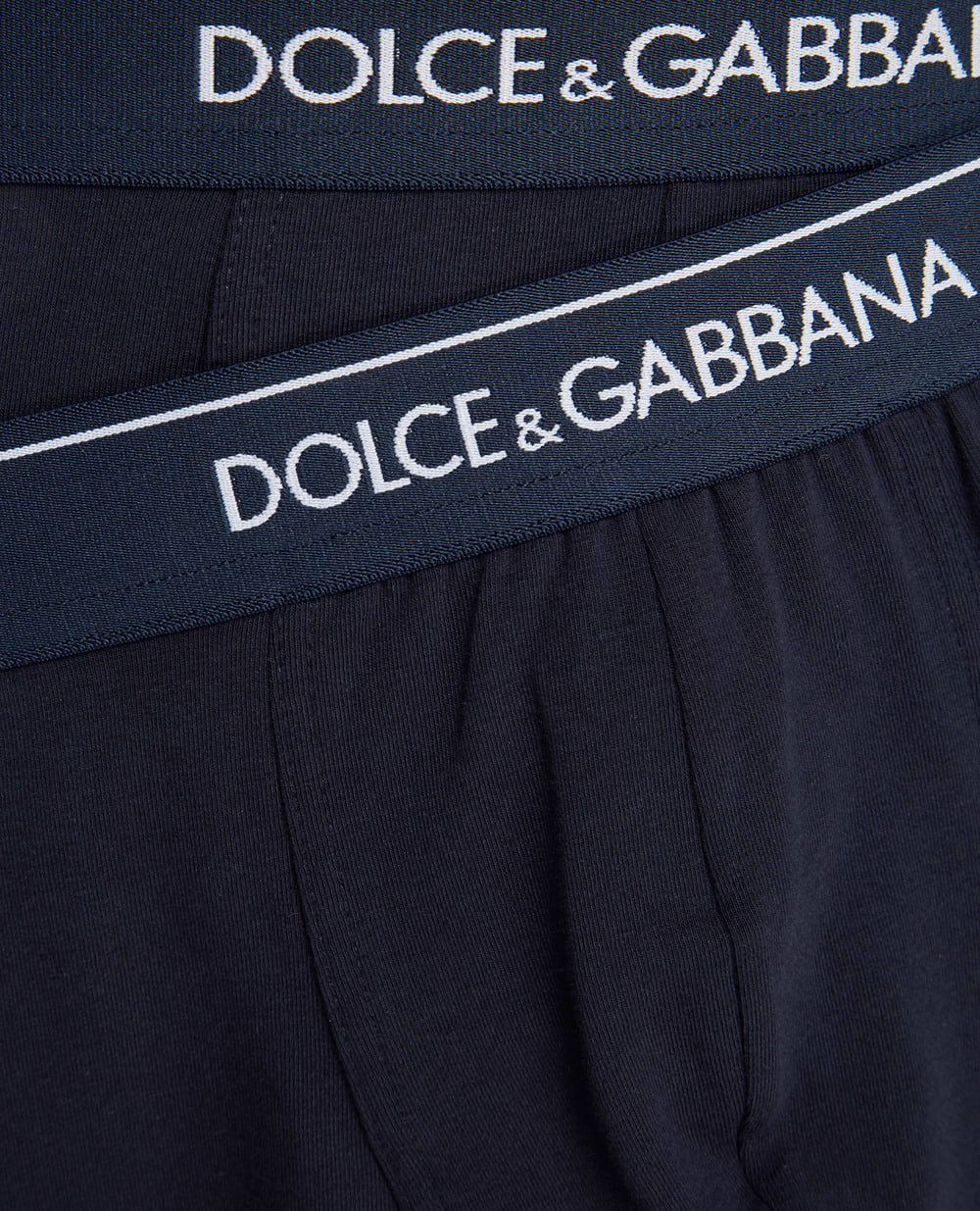 Боксеры (2 шт) Dolce&Gabbana M9C07J-FUGIW, темно-синий цвет • Купить в интернет-магазине Kameron