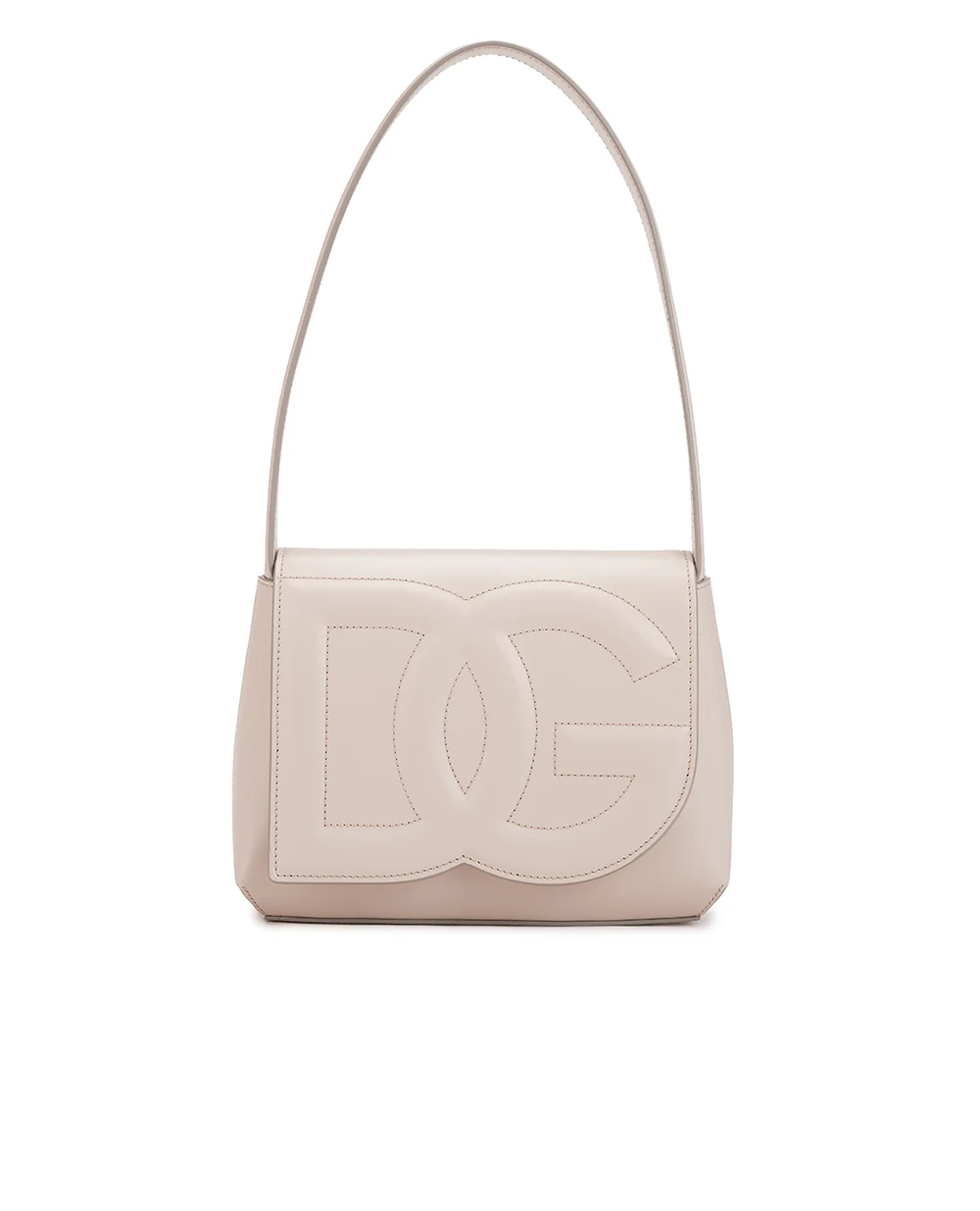 Кожаная сумка DG Logo Dolce&Gabbana BB7516-AW576, айвори цвет • Купить в интернет-магазине Kameron