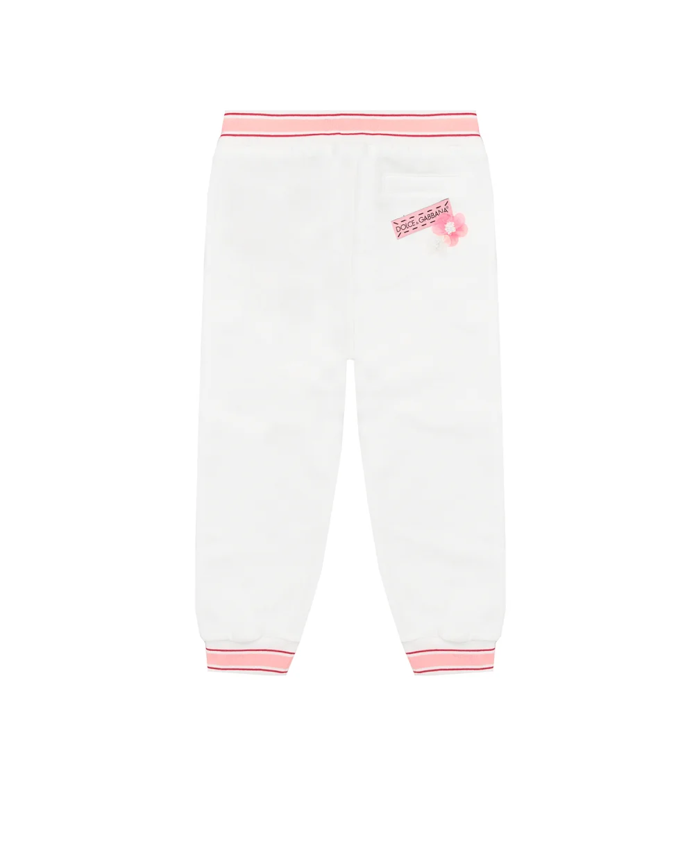 Спортивные брюки Dolce&Gabbana Kids L2JP4A-G7YFB, белый цвет • Купить в интернет-магазине Kameron