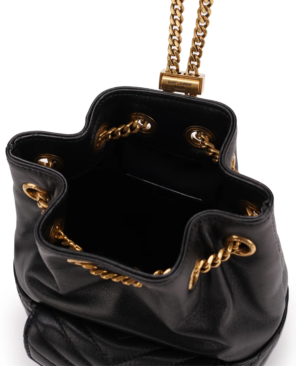 Кожаная сумка Joe Mini Saint Laurent 760745-1EL07, черный цвет • Купить в интернет-магазине Kameron