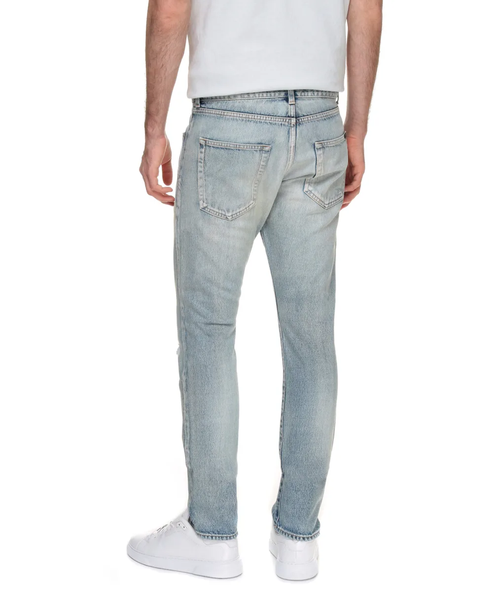 Джинсы Saint Laurent 597052-YM372, голубой цвет • Купить в интернет-магазине Kameron