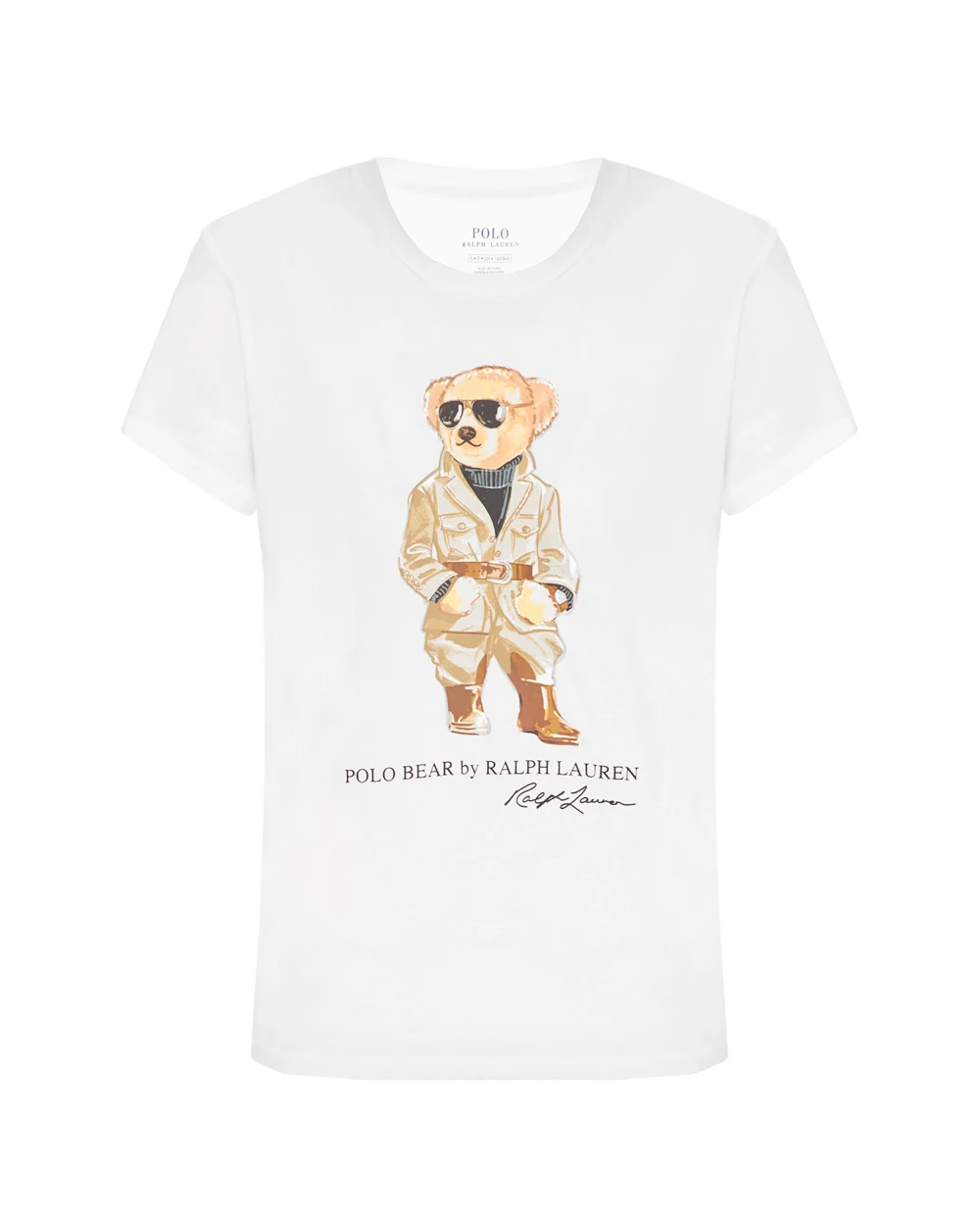 Футболка Polo Ralph Lauren 211839165001, белый цвет • Купить в интернет-магазине Kameron