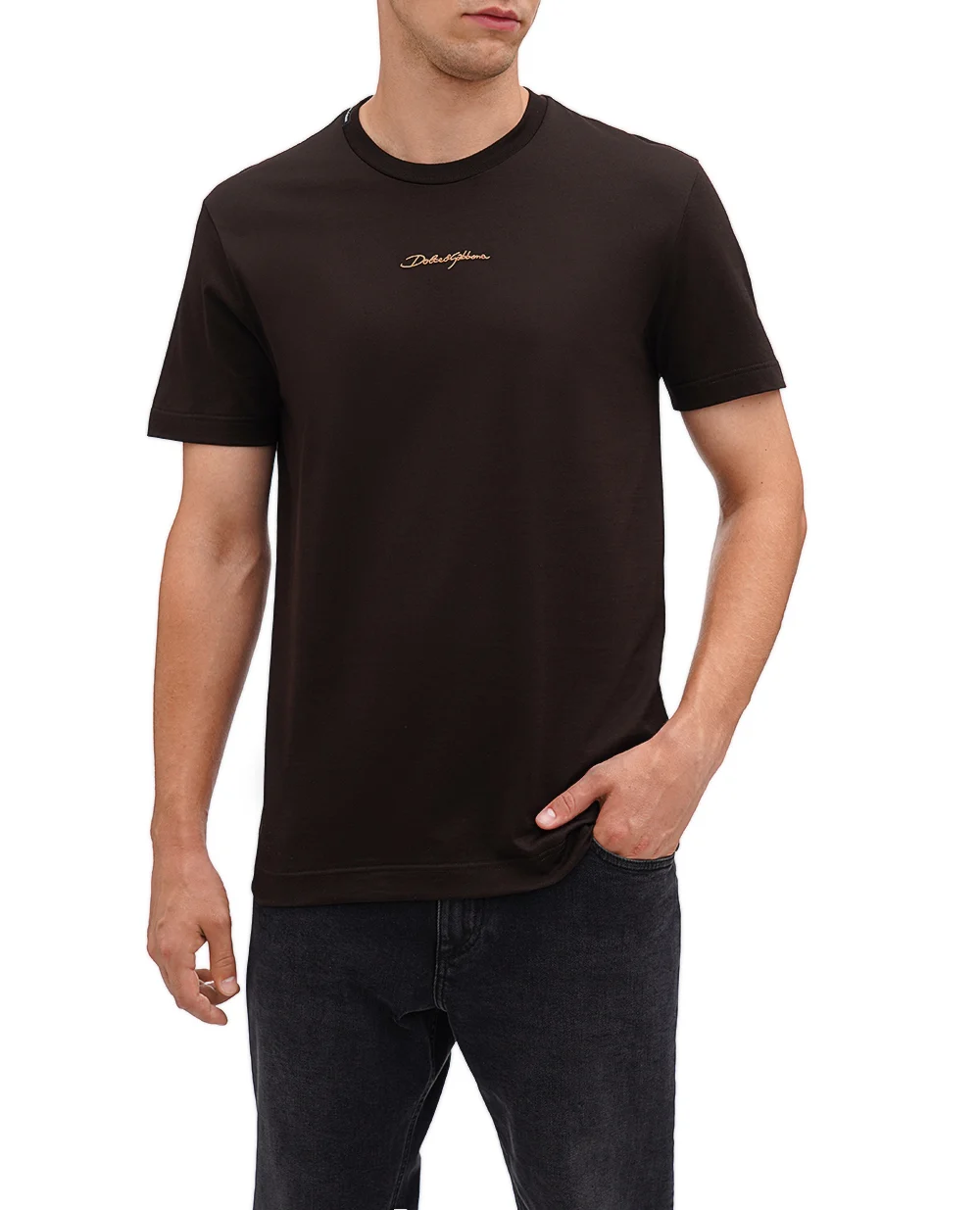 Футболка Dolce&Gabbana G8RN8Z-G7NUB, черный цвет • Купить в интернет-магазине Kameron