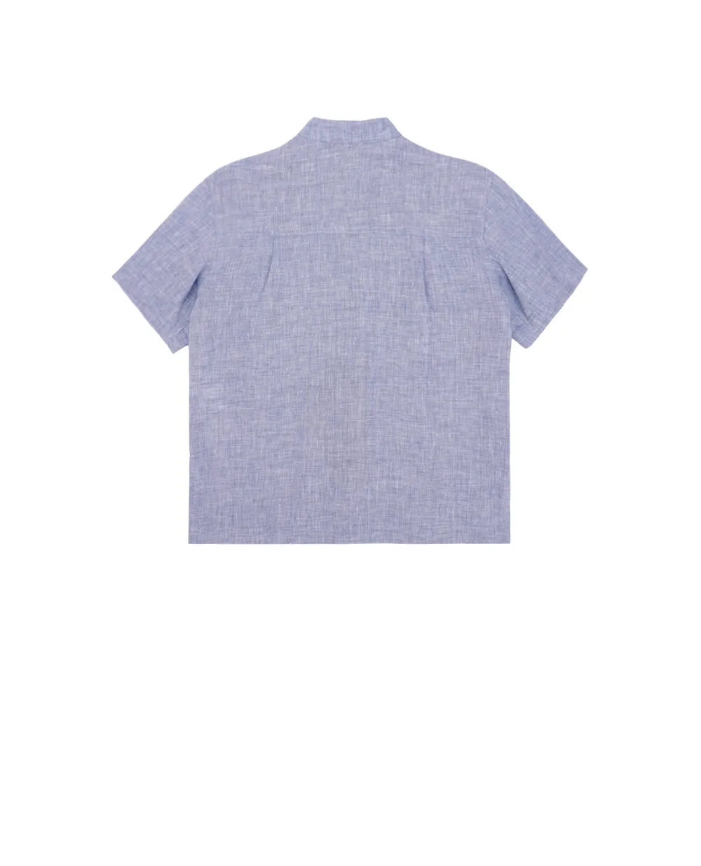 Детская льняная рубашка (костюм) Dolce&Gabbana Kids L44S02-FU4LG-B, голубой цвет • Купить в интернет-магазине Kameron