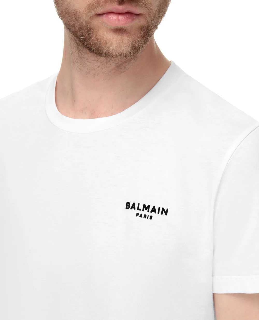 Футболка Balmain VH1EF000B069, белый цвет • Купить в интернет-магазине Kameron