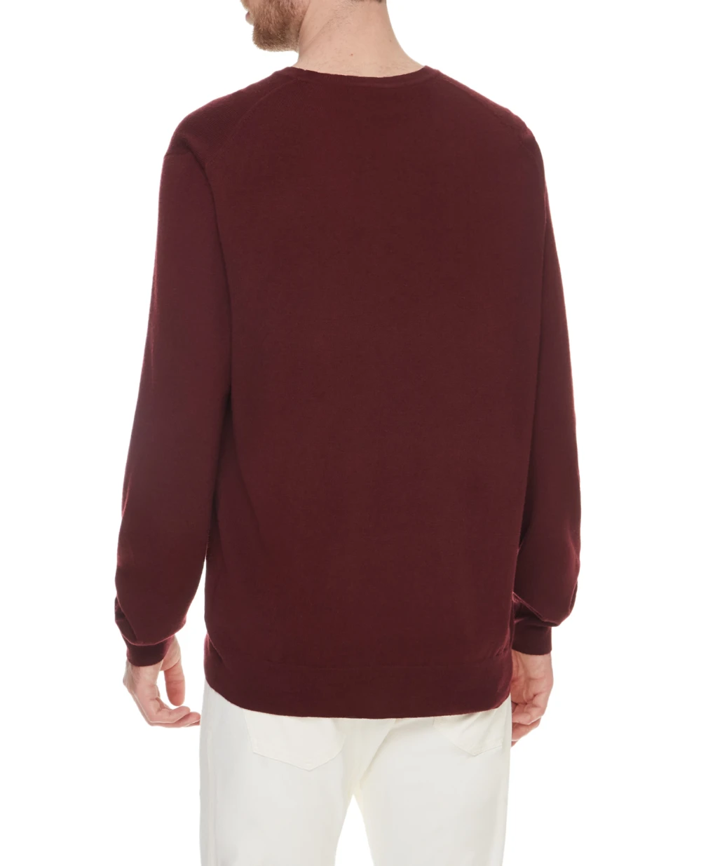 Шерстяной джемпер Polo Ralph Lauren 710714346006, бордовый цвет • Купить в интернет-магазине Kameron