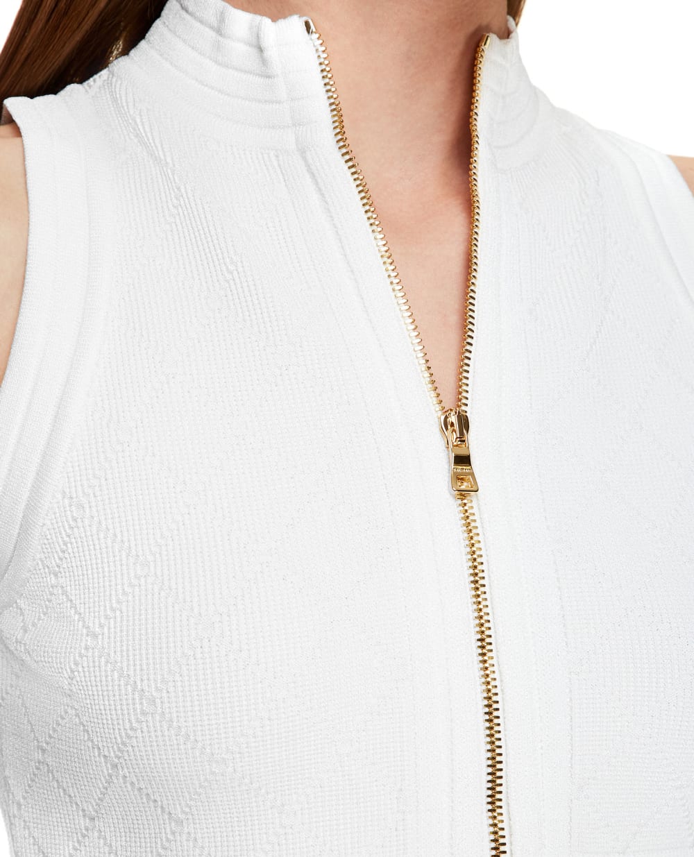 Топ Balmain UF10128K110, белый цвет • Купить в интернет-магазине Kameron