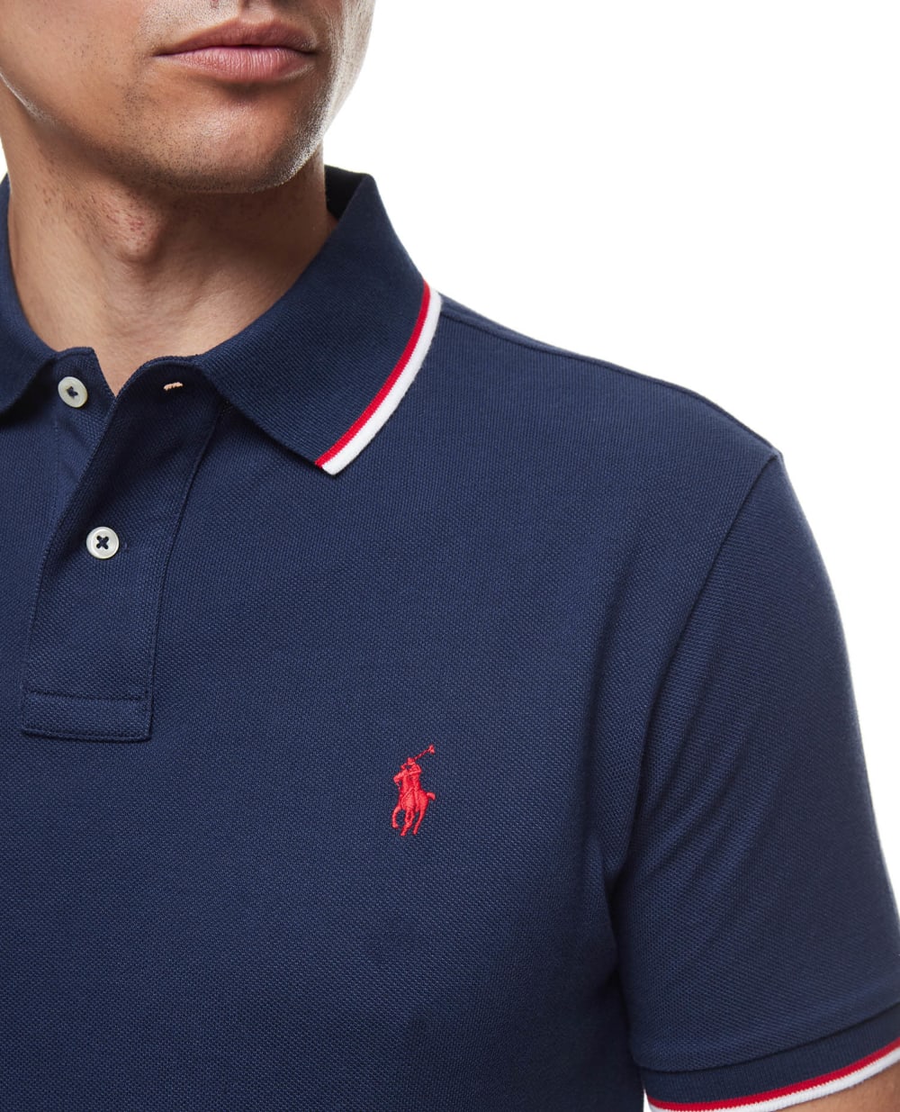 Поло Polo Ralph Lauren 710842621003, синий цвет • Купить в интернет-магазине Kameron