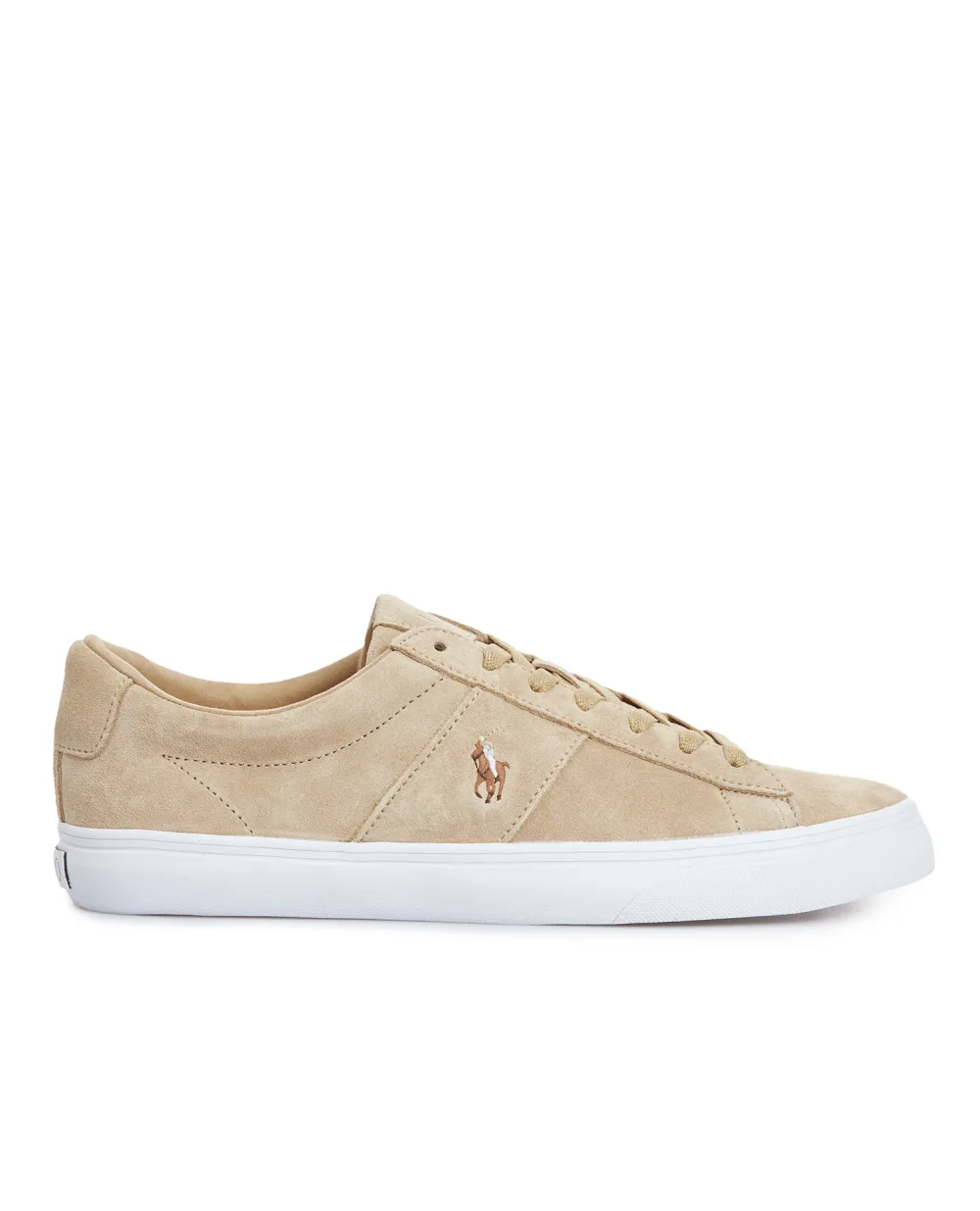 Замшевые сникеры Polo Ralph Lauren 816893732003, бежевый цвет • Купить в интернет-магазине Kameron