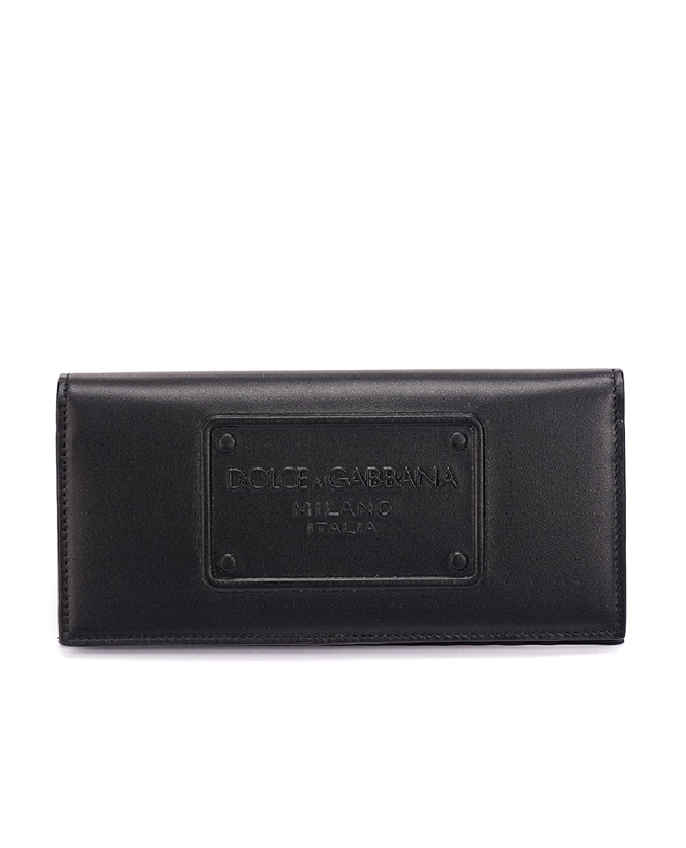 Кожаное портмоне Dolce&Gabbana BP2573-AG218, черный цвет • Купить в интернет-магазине Kameron