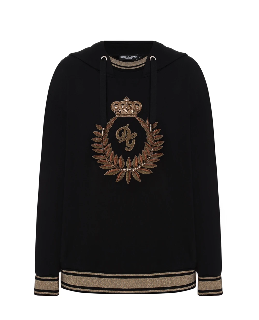 Худи Dolce&Gabbana F9F07Z-G7WOM, черный цвет • Купить в интернет-магазине Kameron