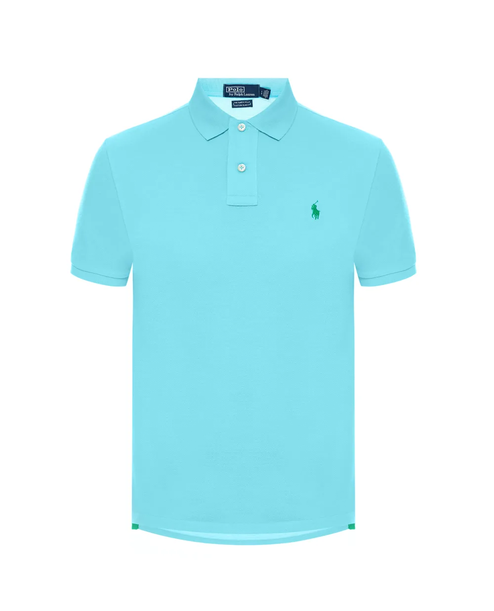 Поло Polo Ralph Lauren 710804077026, голубой цвет • Купить в интернет-магазине Kameron
