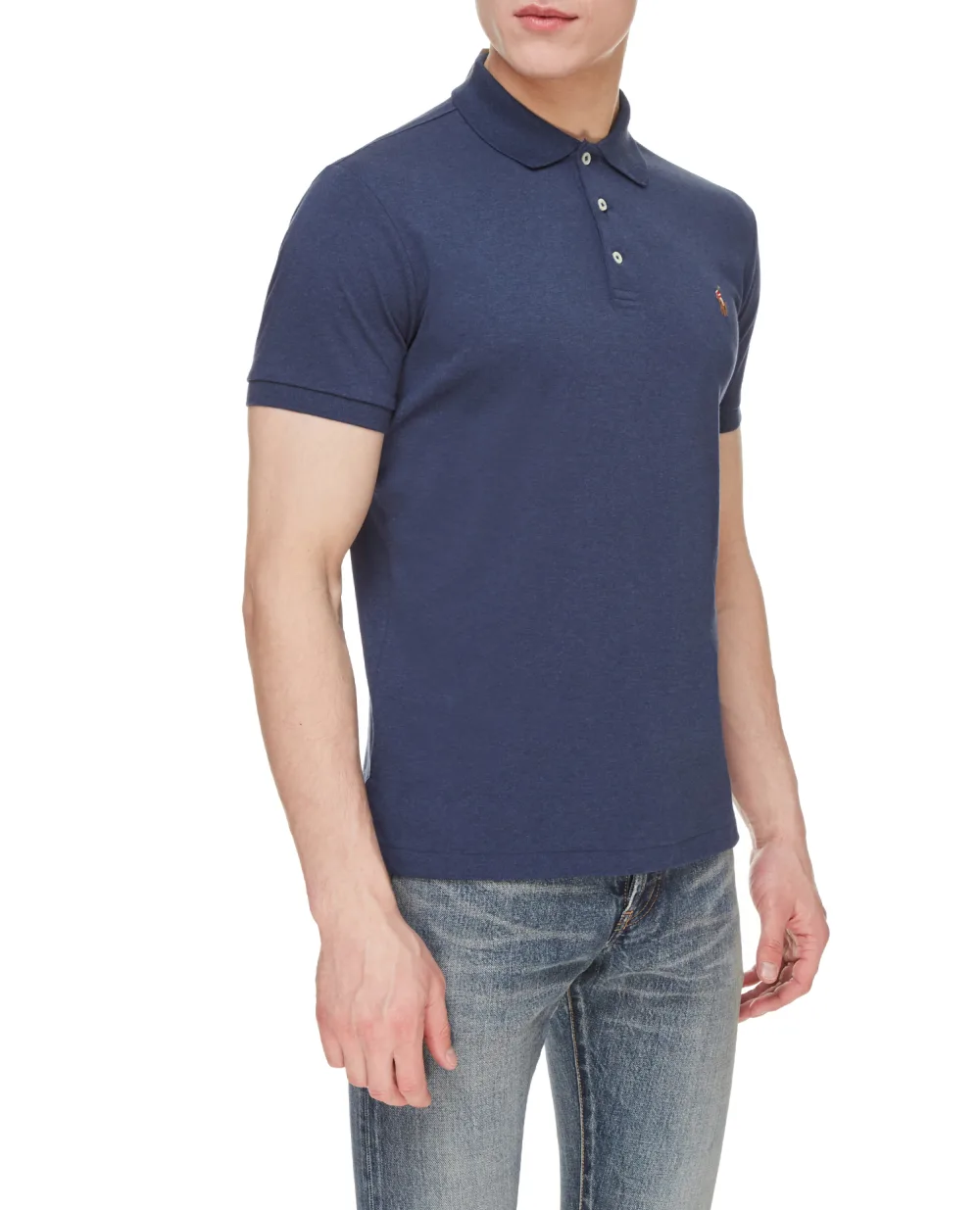 Поло Polo Ralph Lauren 710704319033, синий цвет • Купить в интернет-магазине Kameron