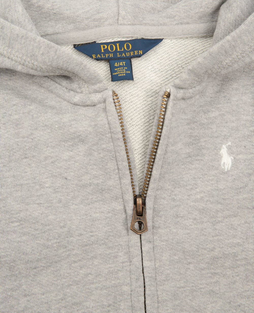 Детское худи Polo Ralph Lauren Kids 313698766004, серый цвет • Купить в интернет-магазине Kameron