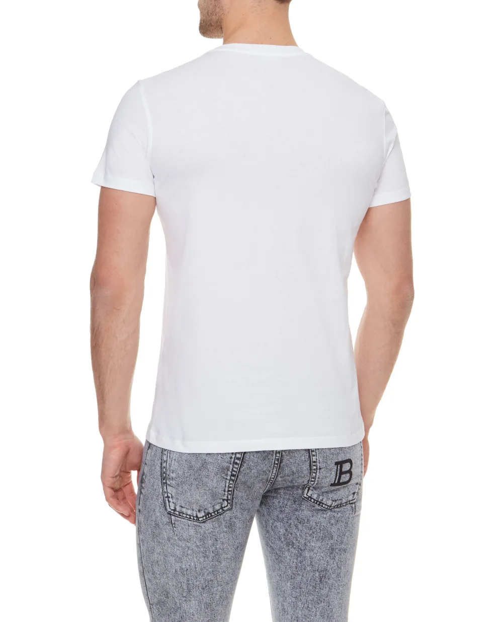 Футболка Balmain VH0EF000G065, белый цвет • Купить в интернет-магазине Kameron