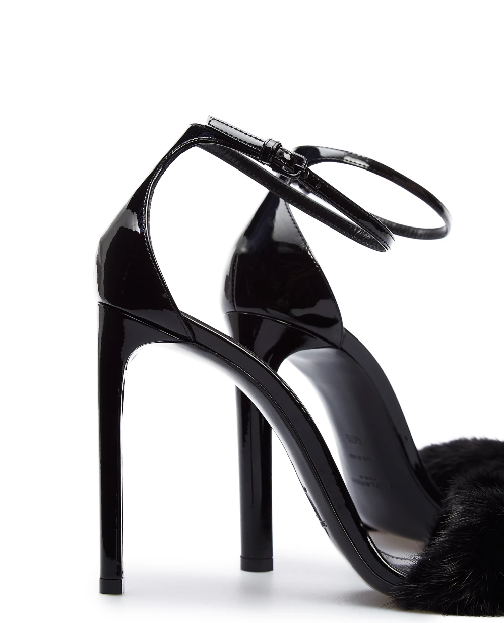 Кожаные босоножки Bea Saint Laurent 631010-E0E10, черный цвет • Купить в интернет-магазине Kameron