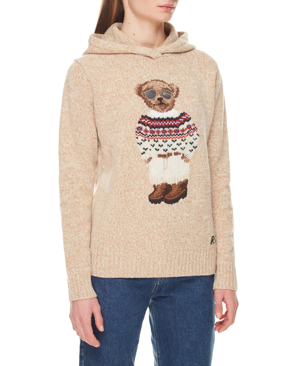 Шерстяной свитер Polo Ralph Lauren 211827804001, бежевый цвет • Купить в интернет-магазине Kameron