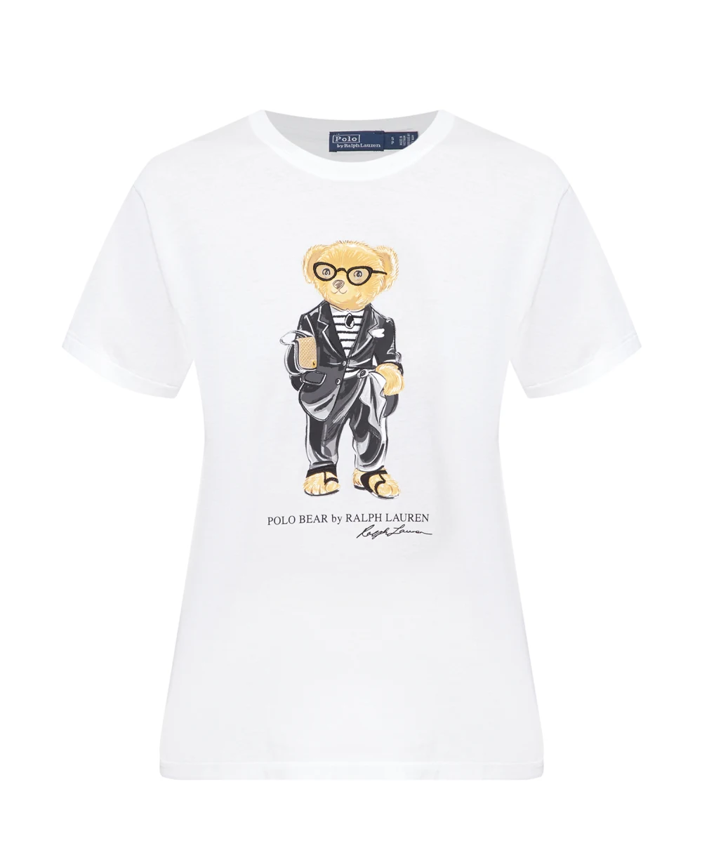 Футболка Polo Bear Polo Ralph Lauren 211905681001, белый цвет • Купить в интернет-магазине Kameron