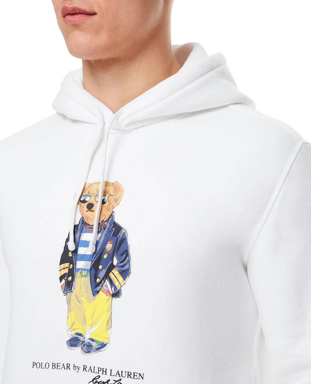 Худи Polo Ralph Lauren 710835785001, белый цвет • Купить в интернет-магазине Kameron
