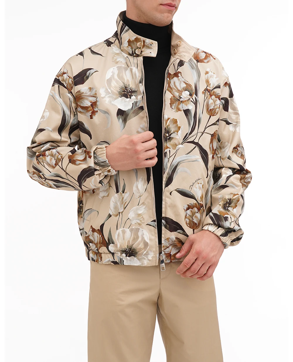 Куртка двусторонняя Dolce&Gabbana G9AZDT-FS6N5, бежевый цвет • Купить в интернет-магазине Kameron