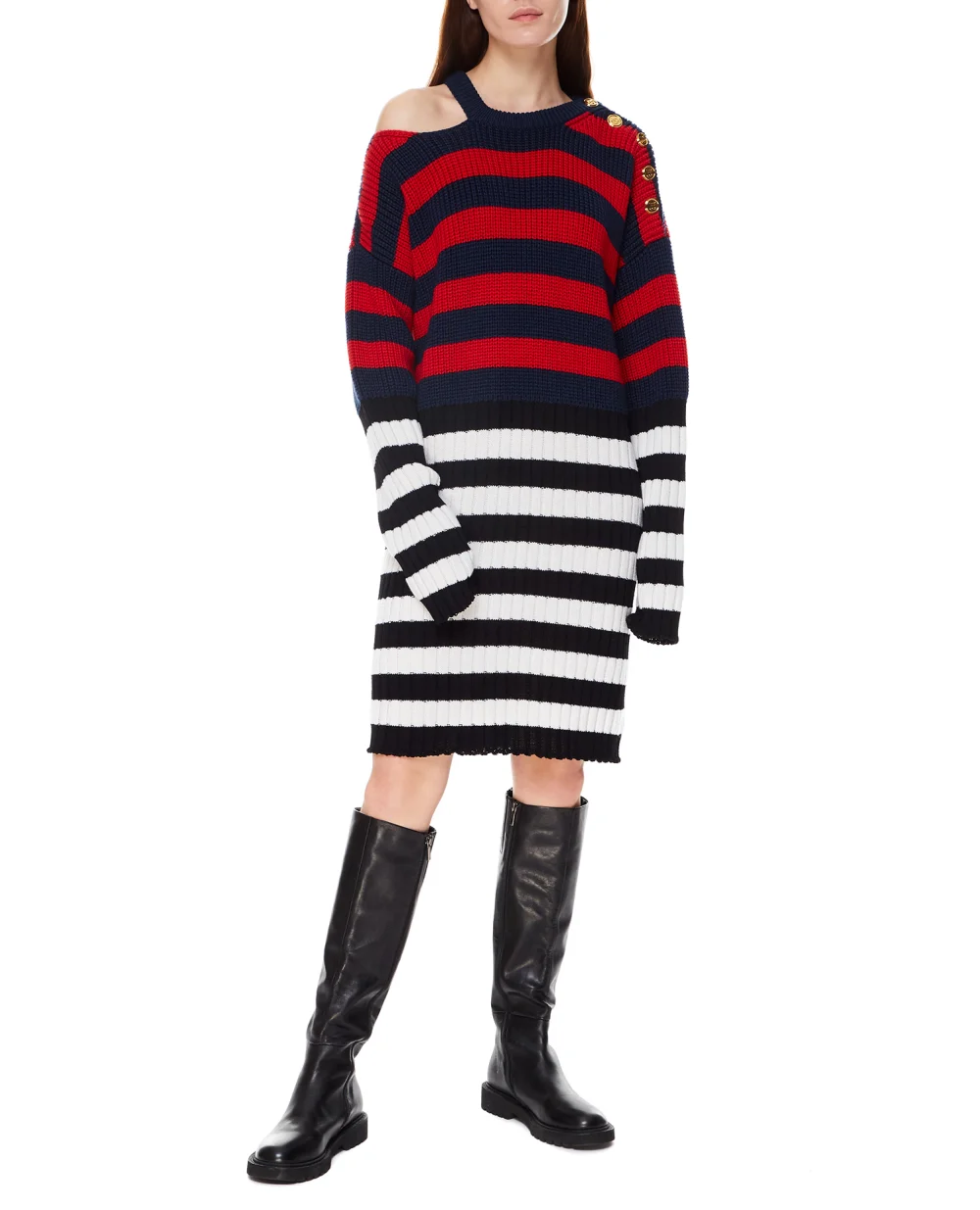 Вовняна сукня Balmain WF0RF020K339, різнокольоровий колір • Купити в інтернет-магазині Kameron