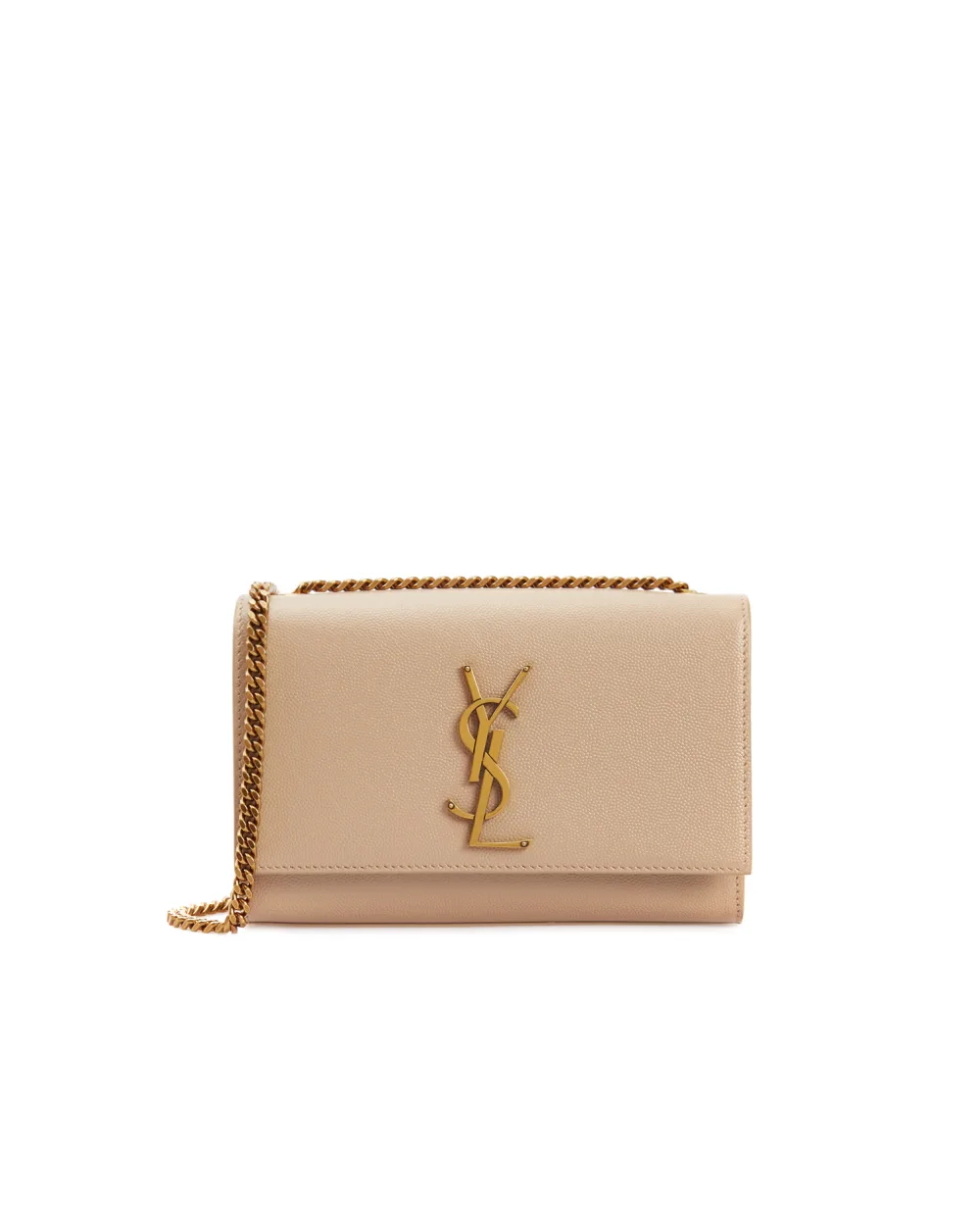 Кожаная сумка Kate Small Saint Laurent 469390-BOW0W, бежевый цвет • Купить в интернет-магазине Kameron