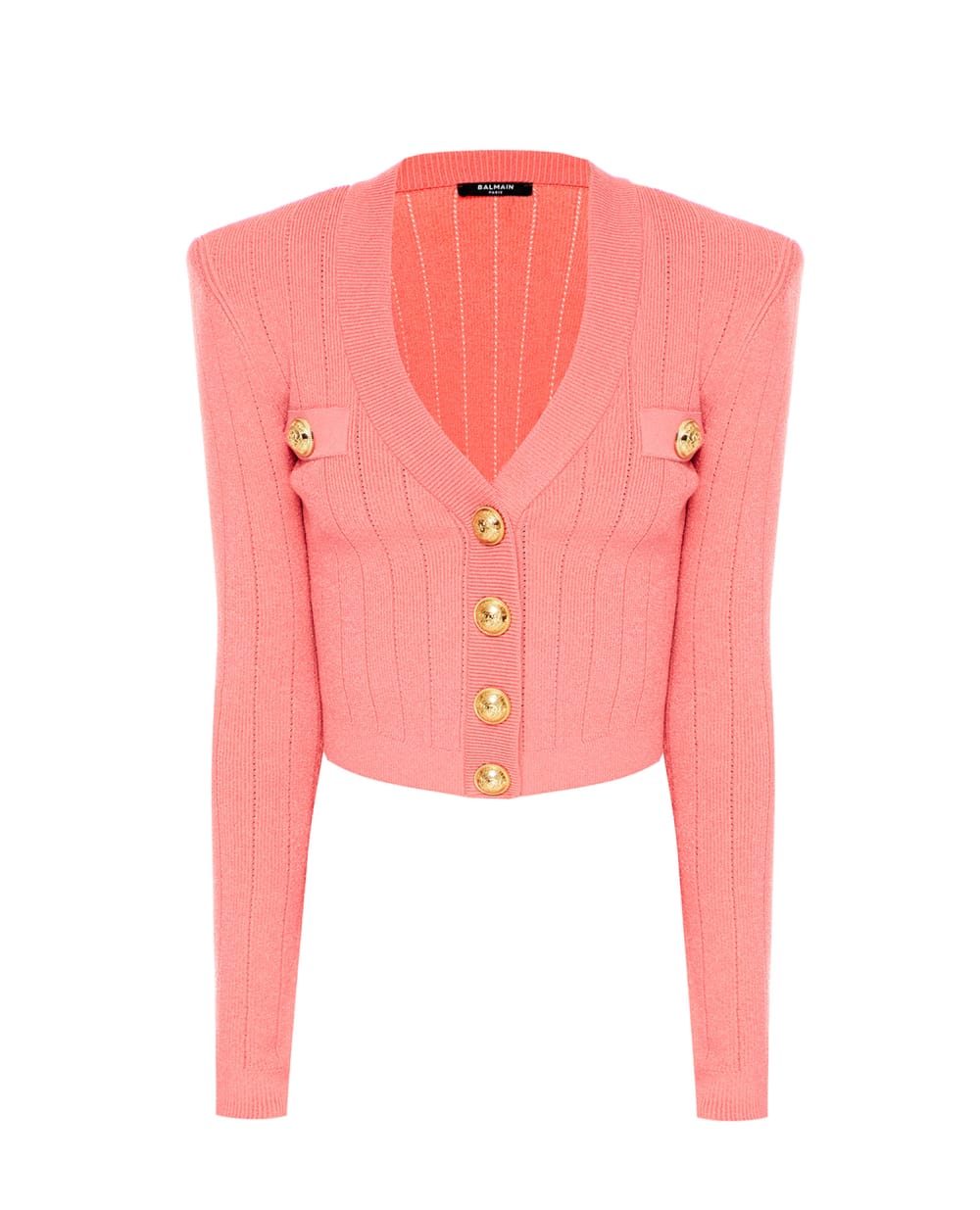 Кардиган Balmain XF1KL001KB07, розовый цвет • Купить в интернет-магазине Kameron