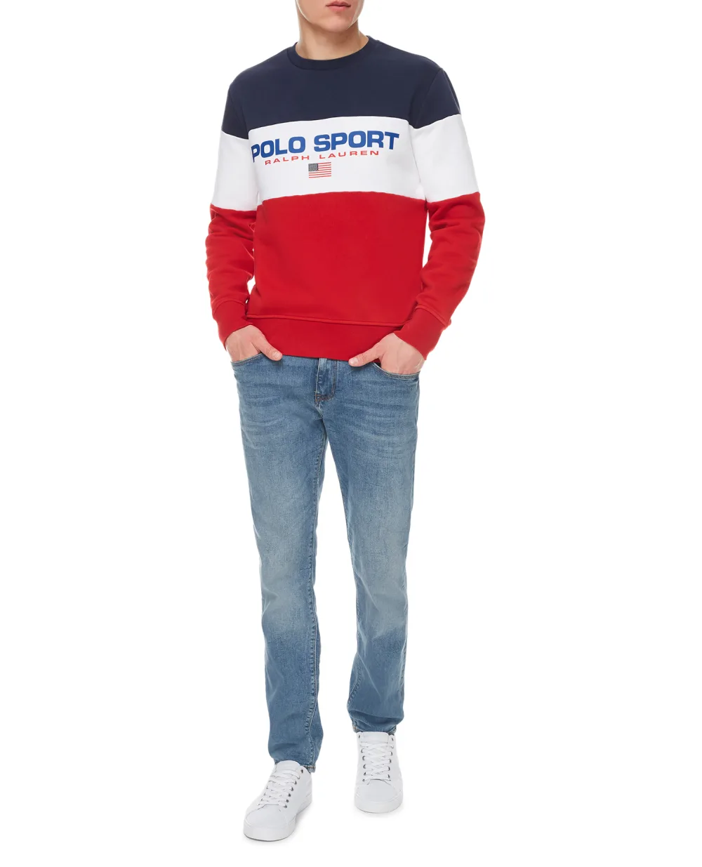 Свитшот Polo Ralph Lauren 710836763002, разноцветный цвет • Купить в интернет-магазине Kameron