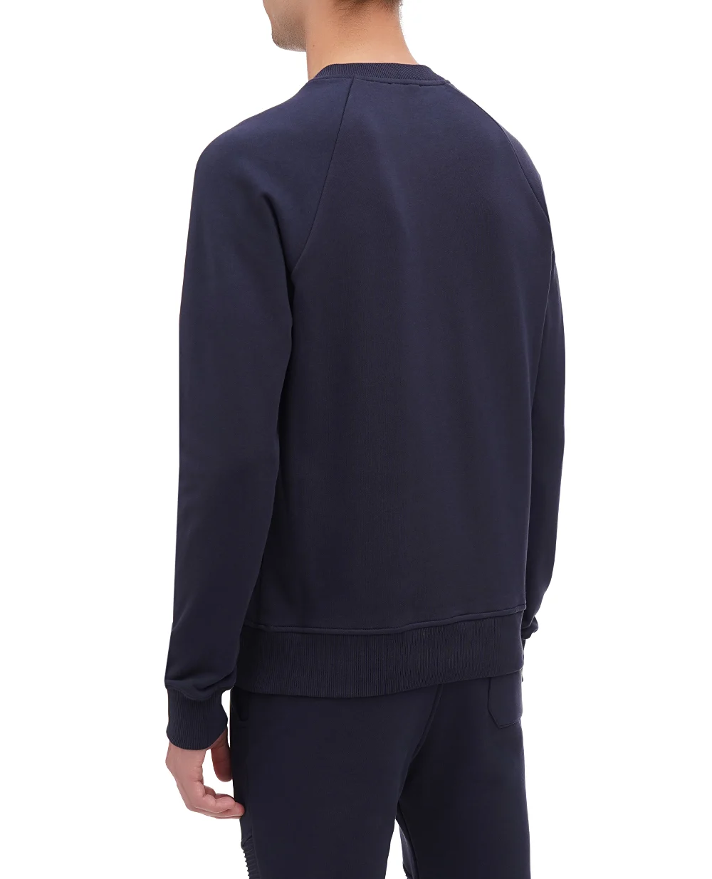 Свитшот Balmain BH0JQ005BB04, темно-синий цвет • Купить в интернет-магазине Kameron