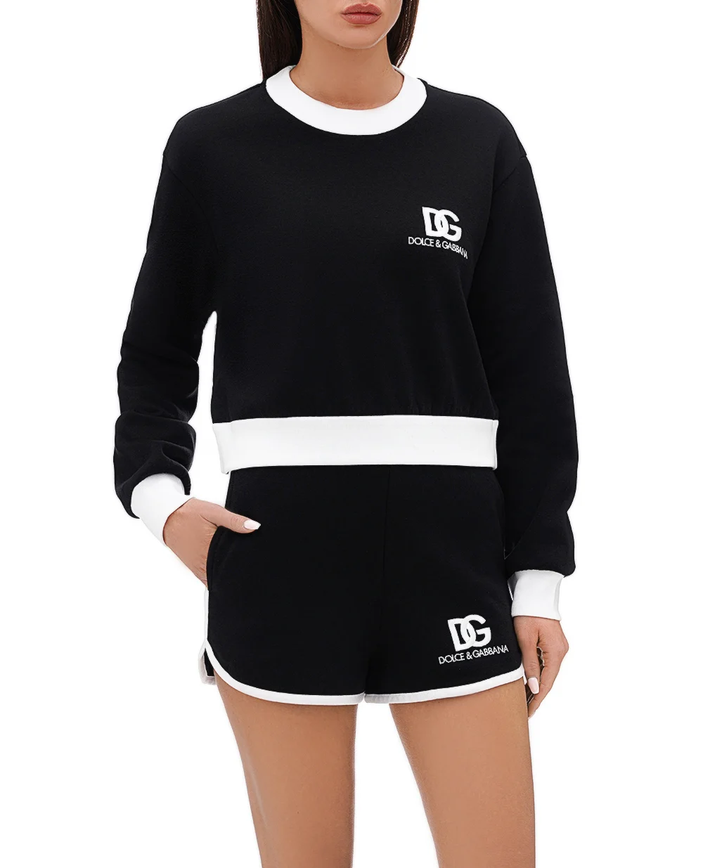 Свитшот Dolce&Gabbana F9R51Z-GDB6G, черный цвет • Купить в интернет-магазине Kameron