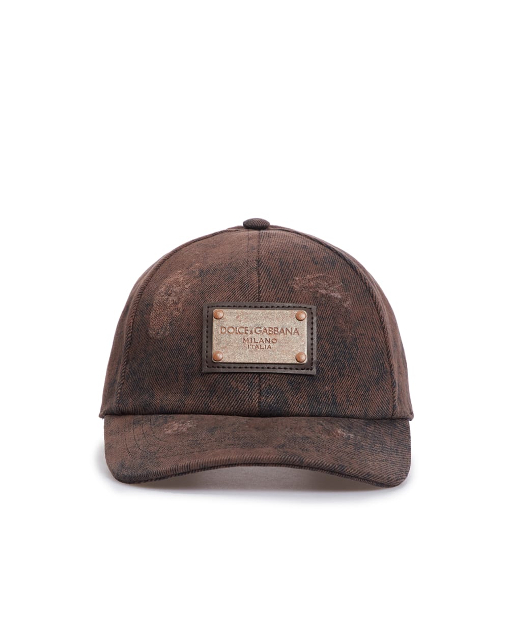 Бейсболка Dolce&Gabbana GH764A-G8ID8, коричневый цвет • Купить в интернет-магазине Kameron