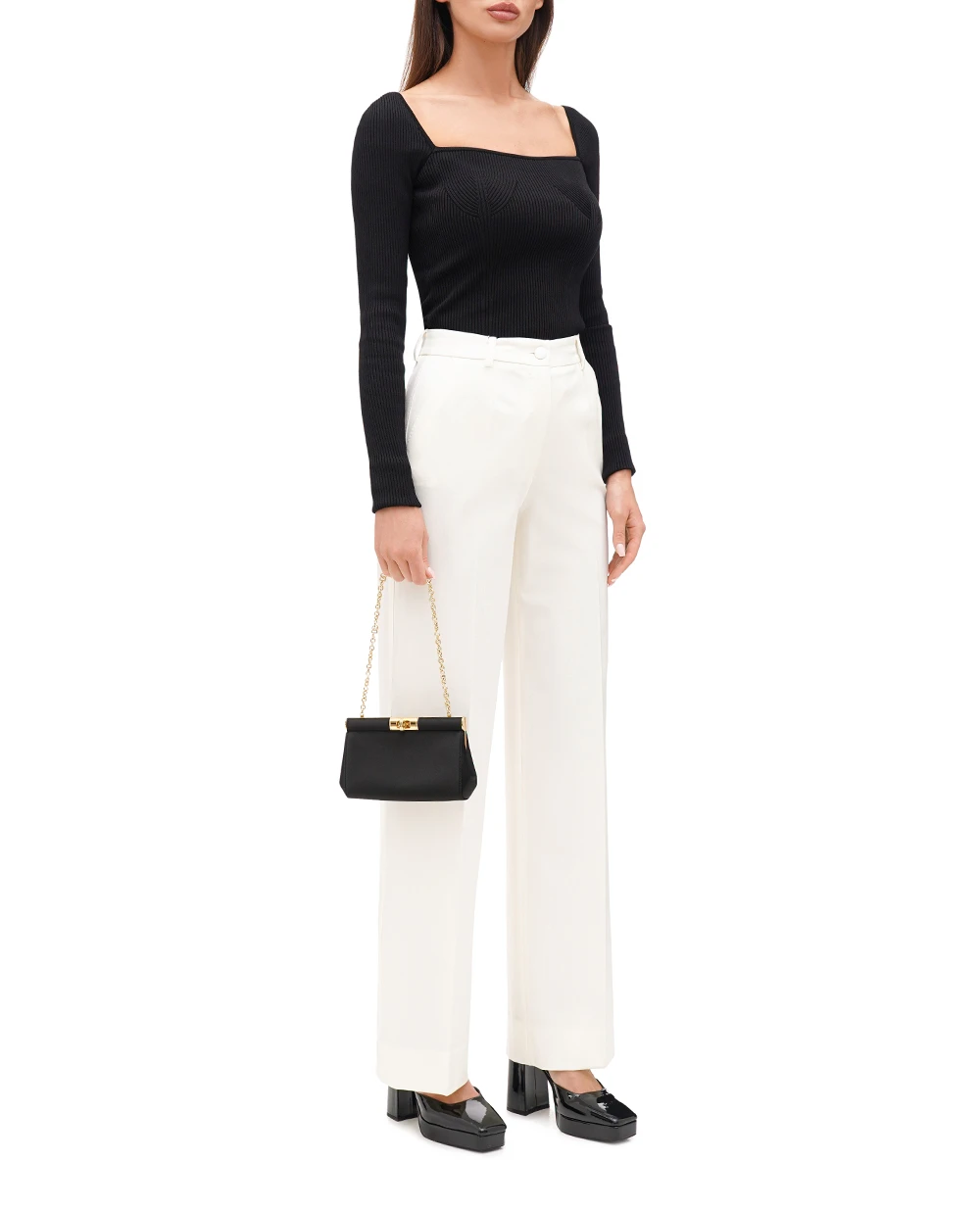 Сумка Marlene Small Dolce&Gabbana BB7635-A7630, черный цвет • Купить в интернет-магазине Kameron