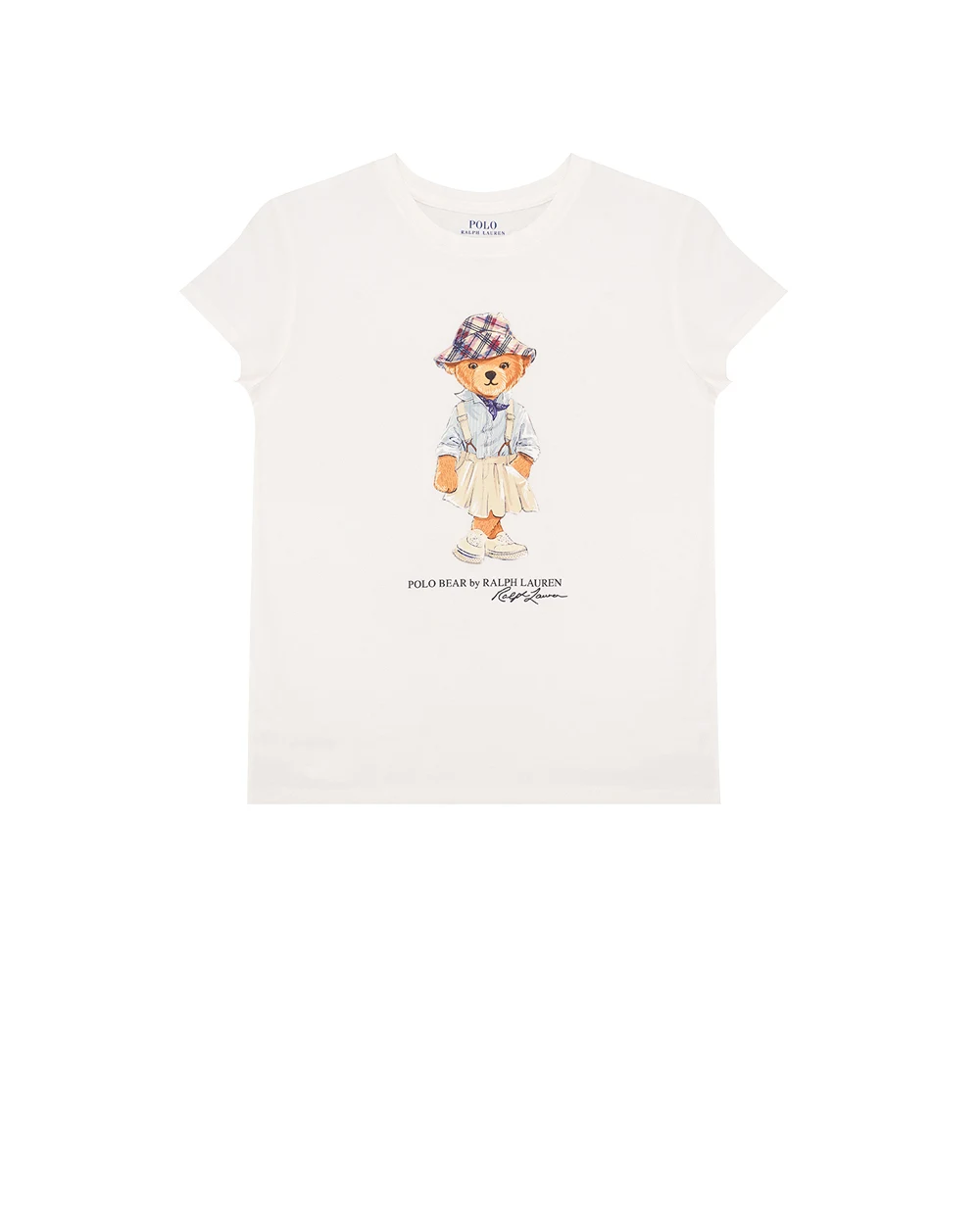 Детская футболка Polo Bear Polo Ralph Lauren Kids 312941151002, белый цвет • Купить в интернет-магазине Kameron