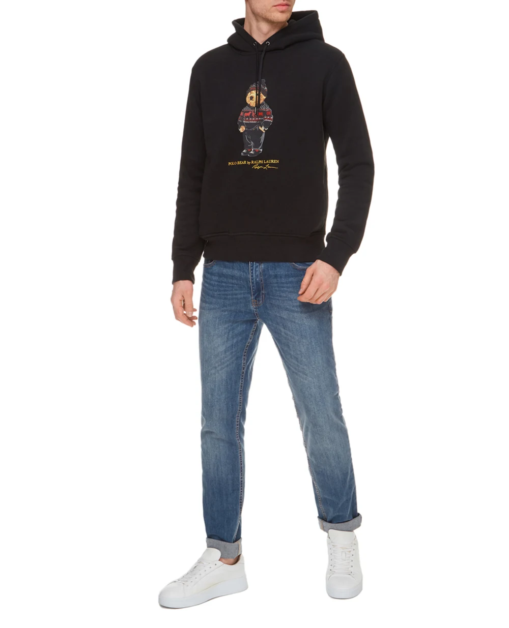 Худи Polo Ralph Lauren 710828374001, черный цвет • Купить в интернет-магазине Kameron