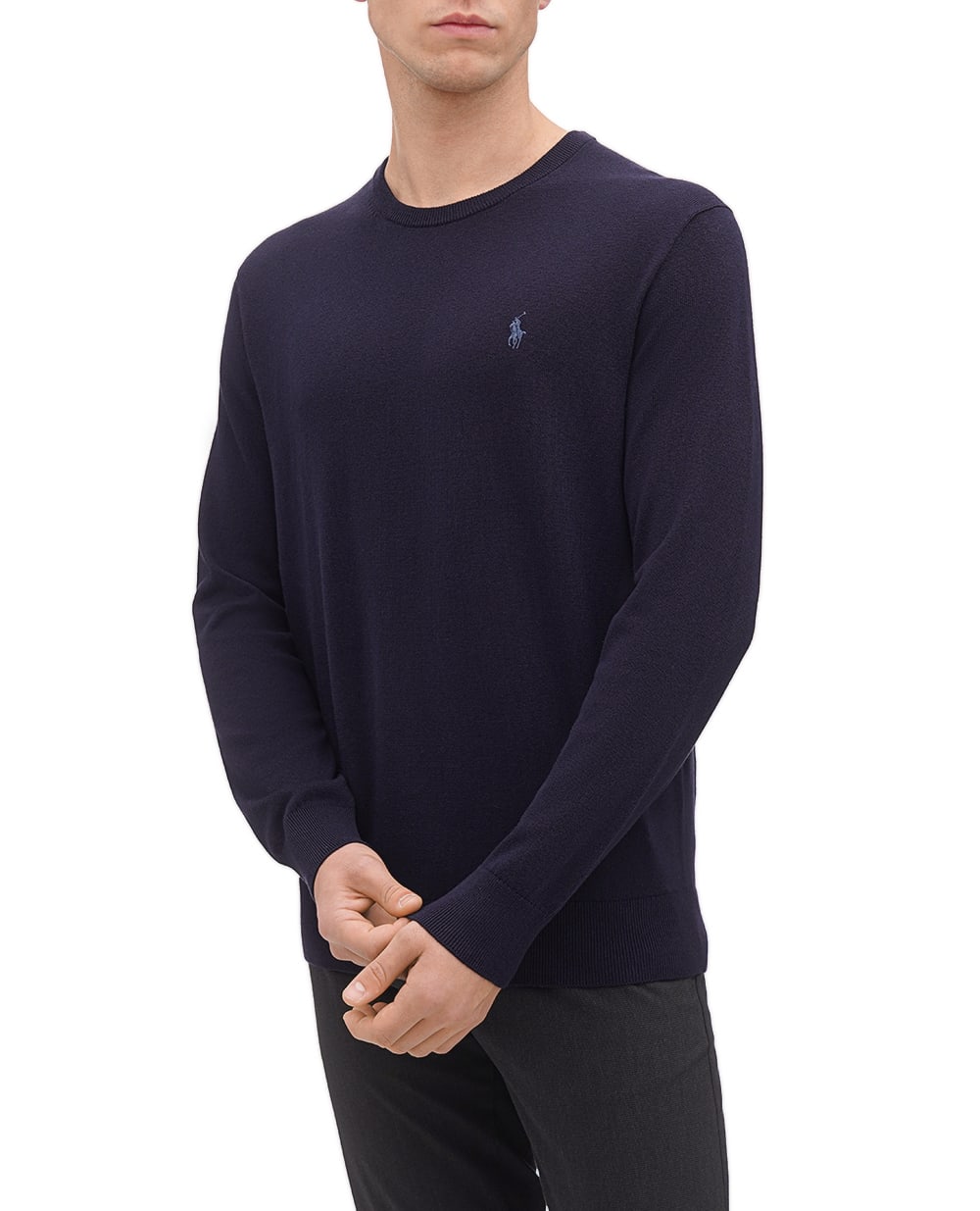 Свитер Polo Ralph Lauren 710866549001, темно-синий цвет • Купить в интернет-магазине Kameron