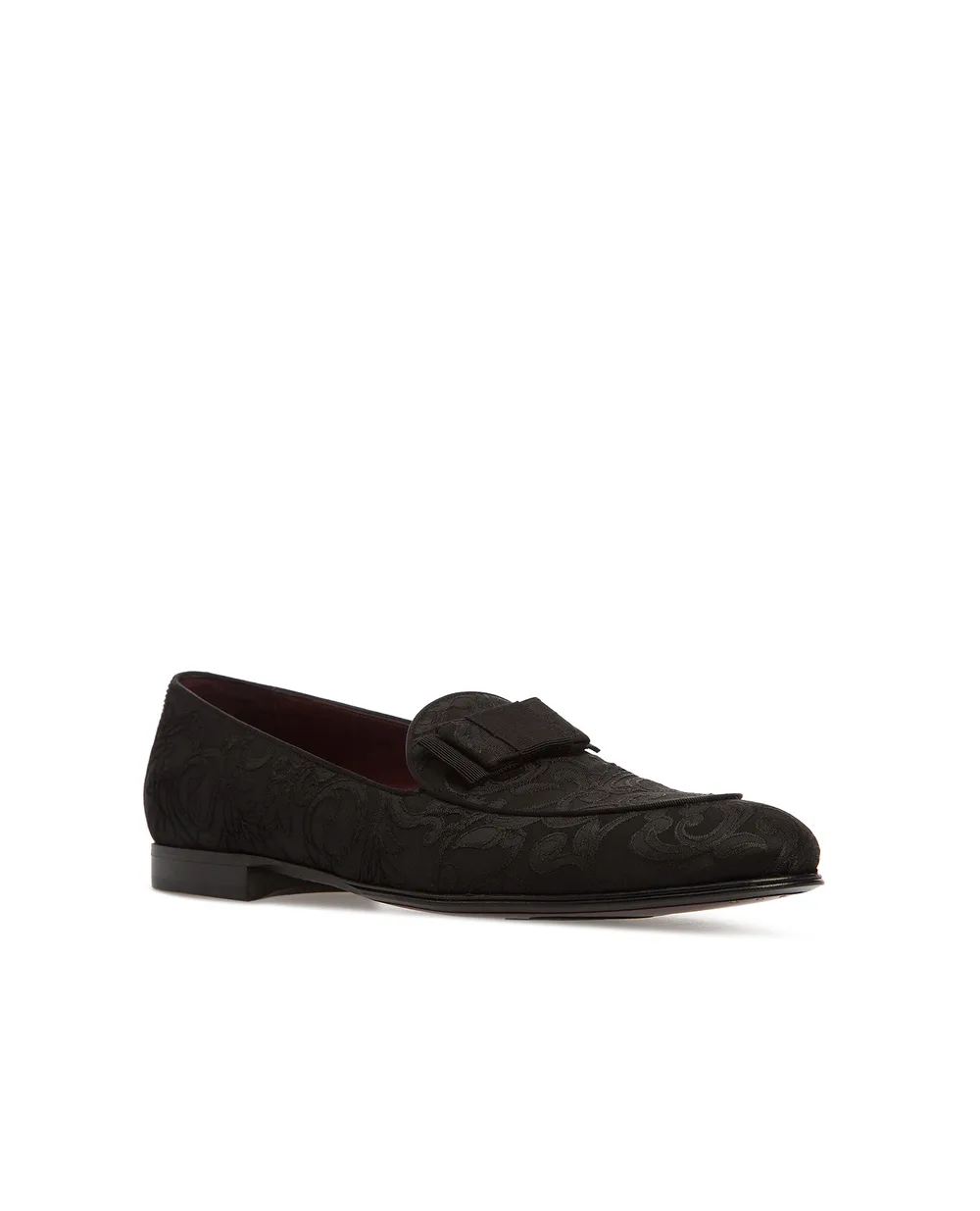 Жаккардовые слиперы Dolce&Gabbana A50274-AZ335, черный цвет • Купить в интернет-магазине Kameron