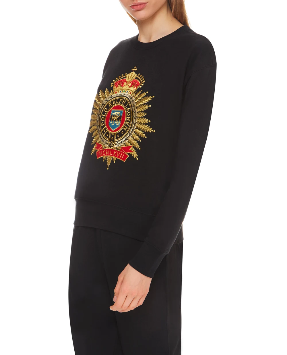 Свитшот Polo Ralph Lauren 211830470001, черный цвет • Купить в интернет-магазине Kameron