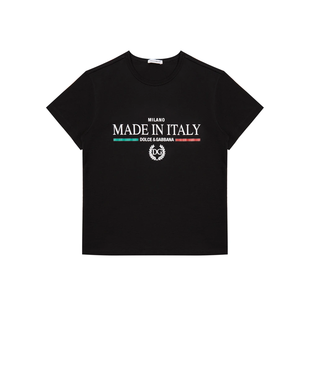 Футболка Dolce&Gabbana Kids L4JT6S-G7YFF-B, черный цвет • Купить в интернет-магазине Kameron