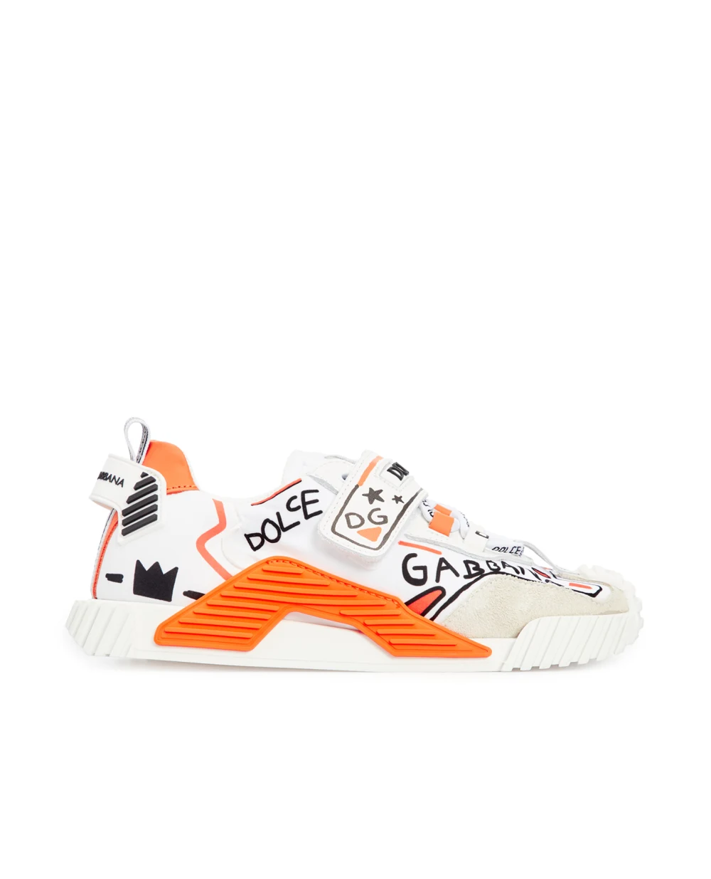 Детские кроссовки Dolce&Gabbana Kids DA0976-AO963-M, белый цвет • Купить в интернет-магазине Kameron
