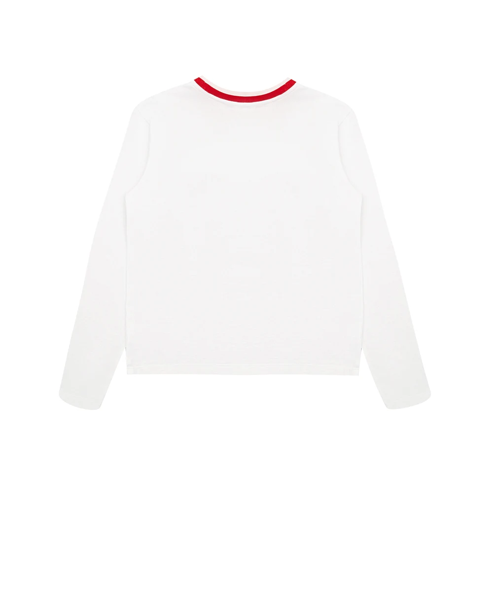 Детский лонгслив Dolce&Gabbana Kids L5JTGB-G7XBF-S, белый цвет • Купить в интернет-магазине Kameron