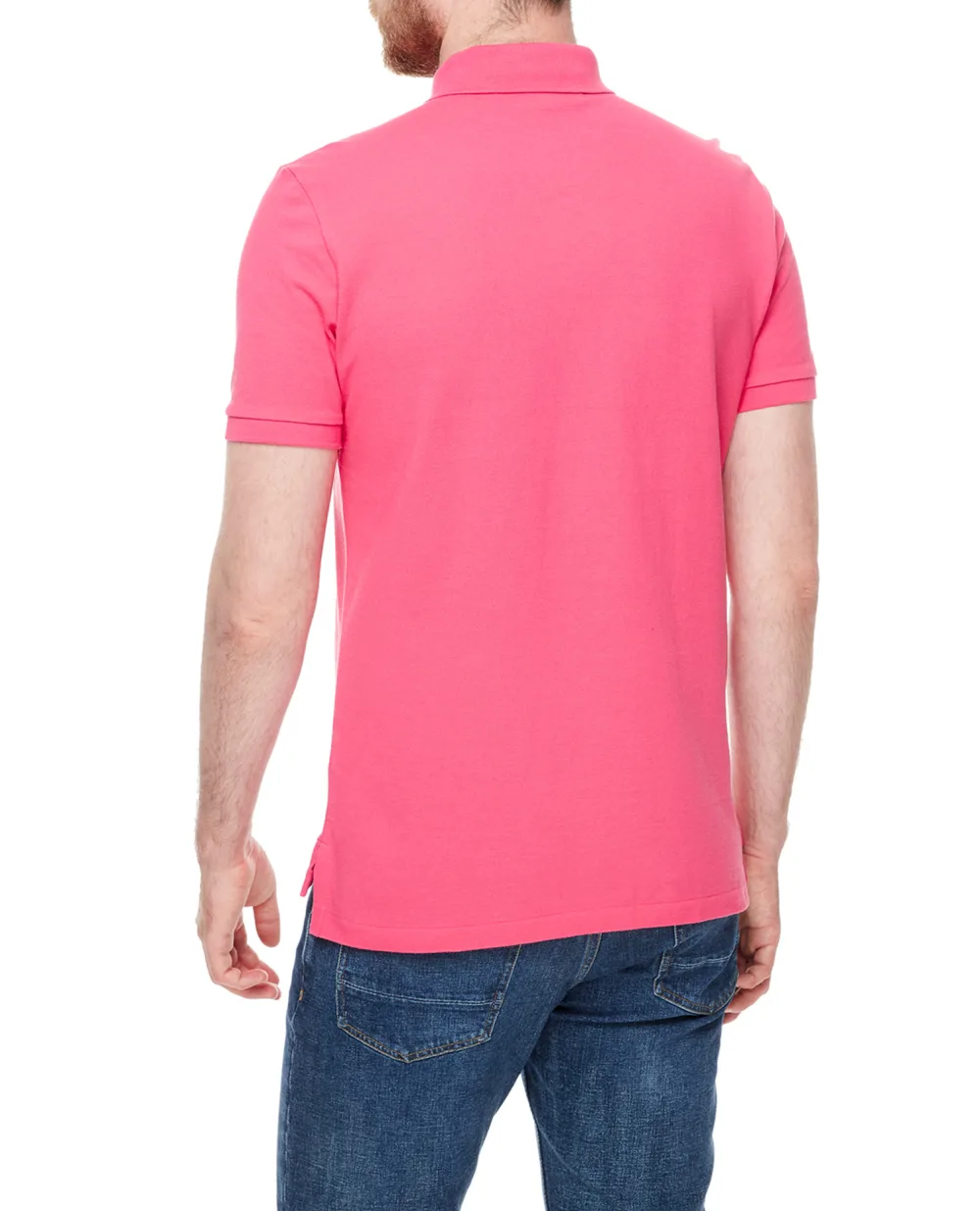 Поло Mesh Polo Ralph Lauren 710782592007, малиновый цвет • Купить в интернет-магазине Kameron