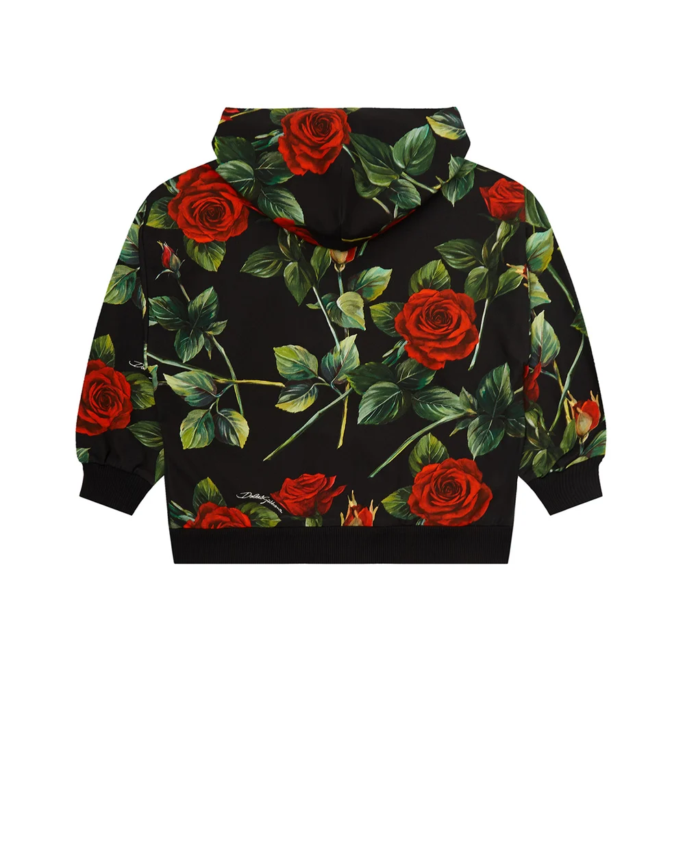 Худи Dolce&Gabbana Kids L5JW5F-FSGYF-B, черный цвет • Купить в интернет-магазине Kameron